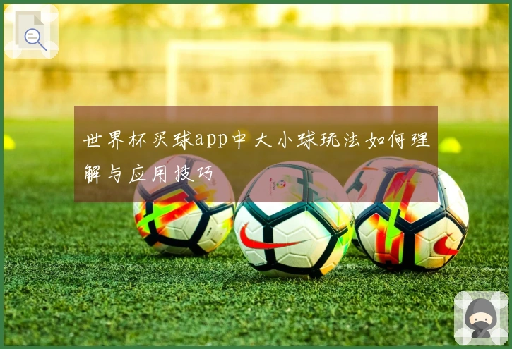 世界杯买球app中大小球玩法如何理解与应用技巧
